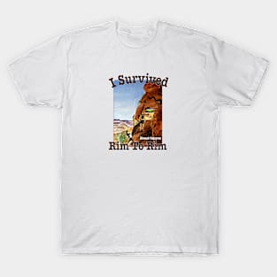 I Survived Rim to Rim Grand Canyon Hike T-Shirt